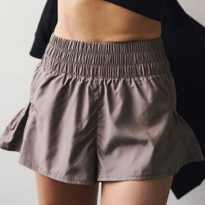 Fp Movement By Free People Get Your Flirt On Shorts Women's Small Taupe, NWoT